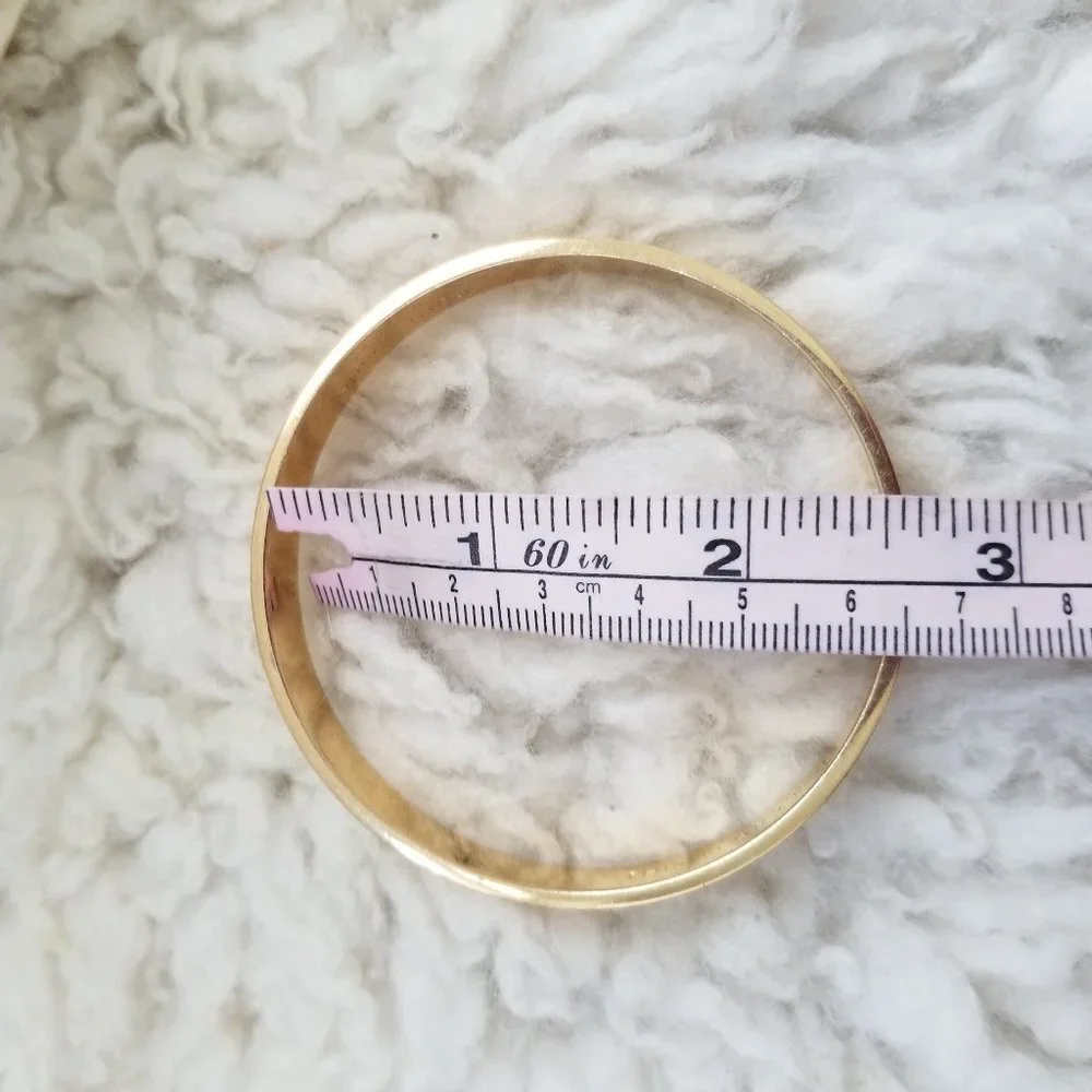 KATE SPADE NEW YORK This Year I Will Idiom Gold Bangle